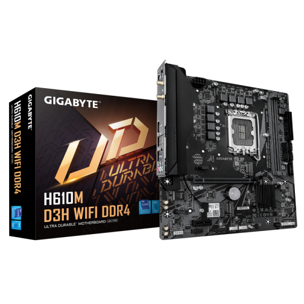 Placa de baza Gigabyte H610M D3H WIFI DDR4, Socket 1700,