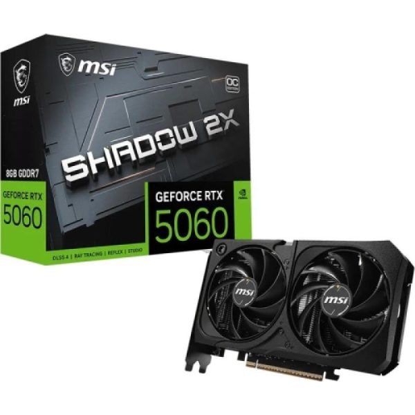 Placa video MSI GeForce RTX 5060, 8GB GDDR7, PCI Express
