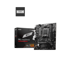 Placa de baza MSI PRO A620M-B, Socket AM5, DDR5, Micro-ATX