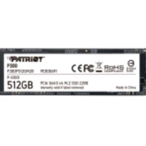 SSD Patriot P300 512GB, NVMe, M.2 2280