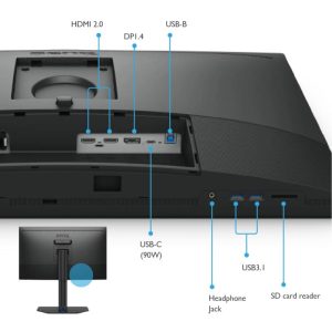 Monitor Consumer BenQ SW272QN, 27", 2560 x 1440 pixeli, Black,