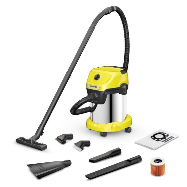 Aspirator Karcher WD 3 S V-17/4/20, Argintiu