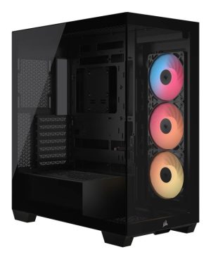 Carcasa CORSAIR 3500X RS-R ARGB, Mid Tower, Black