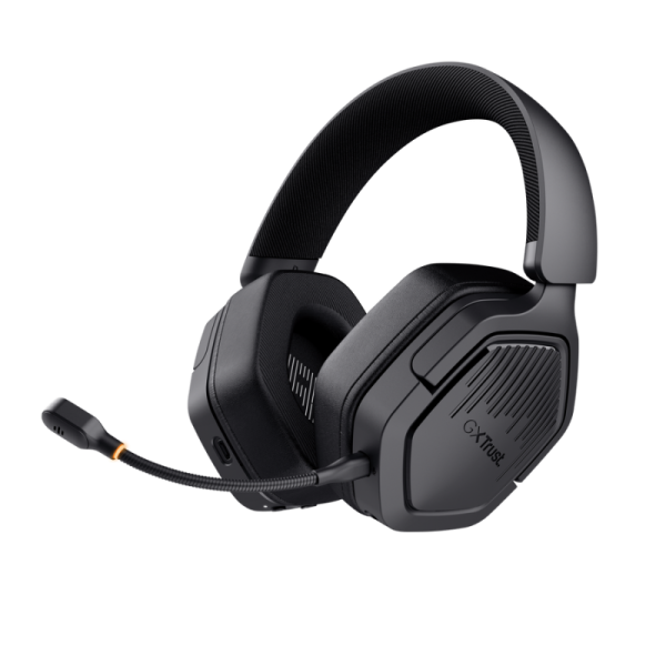 Casti Gaming Head-band Trust GXT 493PS Carus, Wireless/Wired, Negru