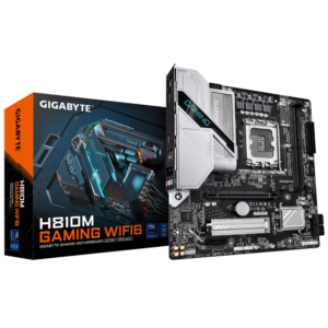 Placa de Baza GIGABYTE H810M GAMING WIFI6 LGA1851, 2x DDR5,