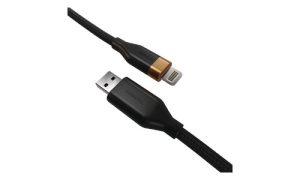 Cablu Duracell DRU5022A, USB A/ Lightning, 2m, Negru