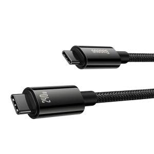 Cablu Baseus Tungsten Gold, USB C/ USB C, 3 m,