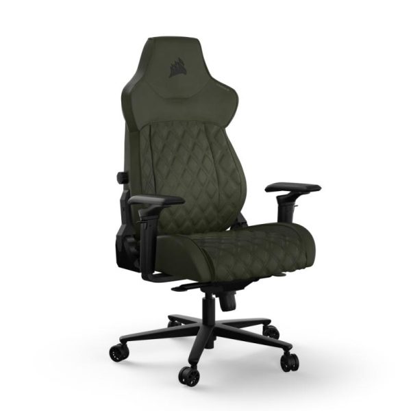 Scaun Gaming Corsair TC500 LUXE, pana in 120 kg, Verde