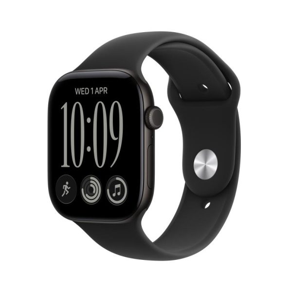 Apple Watch Series 12 GPS 46mm Black Aluminium Case with