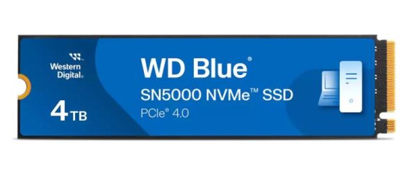 SSD intern WD Blue SN5000 NVMe, 4TB, PCI Express 4.0