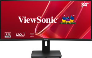 Monitor Consumer ViewSonic VA3420C-2, 34", 3440x1440 pixeli, Black, 2 ani