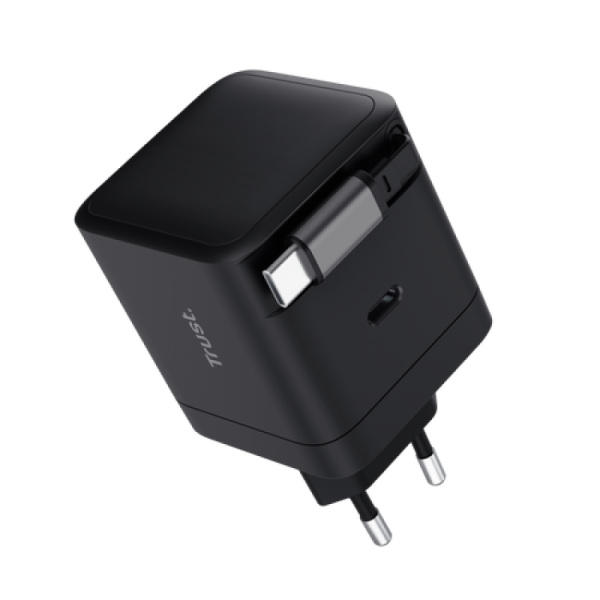 Incarcator Retea Trust Maxo, 65W, 1 port, Negru