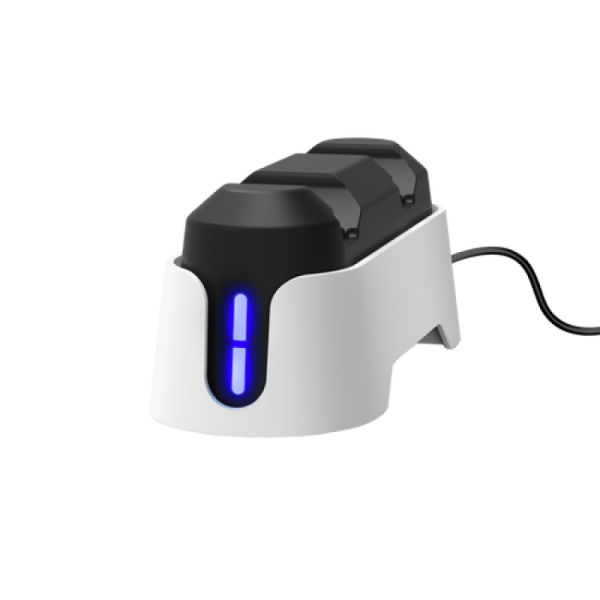 Dock dual incarcare Trust GXT 228 pentru controller PS5, material