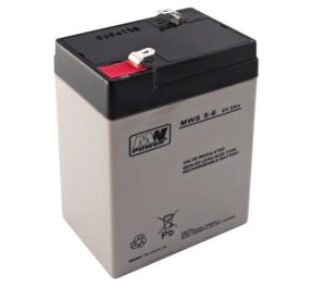 Acumulator AGM 5Ah 6V seria MW Power, MWS5-6, terminal de