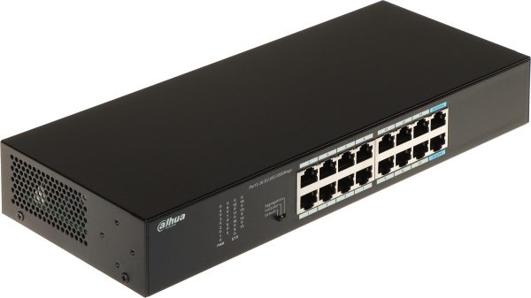 Switch Dahua 16 porturi Unmanaged, S3016-16GT, Interfata: 14 x 10/100
