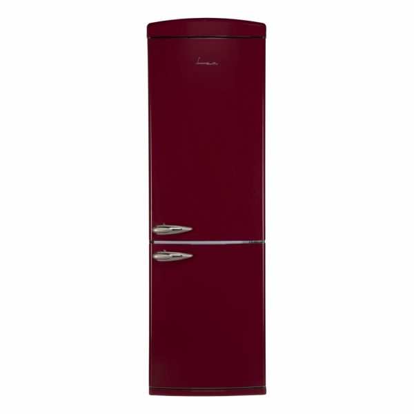 Combina frigorifica FRAM FC-VRR340BDF+, 340 l, Clasa F, Burgundy