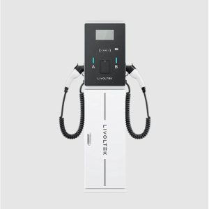 LIVOLTEK AC EV Charger 2*22kW, 4G/BLE/Ethernet, no POS, Cable 5m
