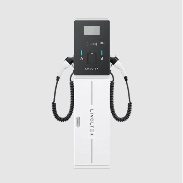 LIVOLTEK AC EV Charger 2*22kW, 4G/BLE/Ethernet, no POS, Cable 5m