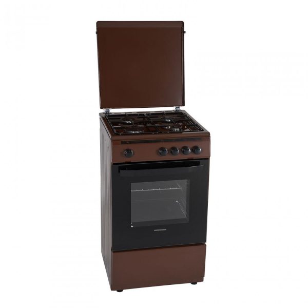 Aragaz gaz Heinner HFSC-V50BRW, 4 arzatoare, dispozitiv de siguranta, 50x50