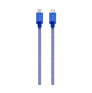 Cablu G-METALLICC94B, USB C/ Lightning, 1 m, Alb