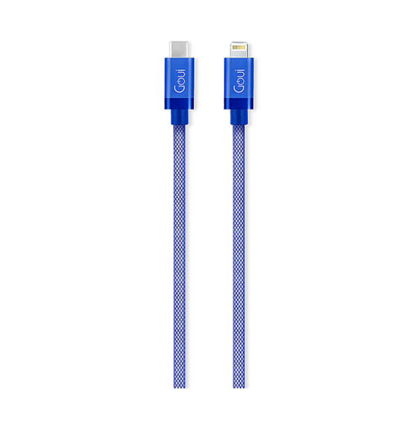 Cablu G-METALLICC94B, USB C/ Lightning, 1 m, Alb