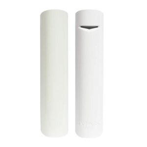 Contact magnetic cu senzor de soc DoorProtect Plus, wireless, alb