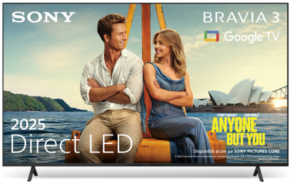 Televizor Sony BRAVIA 3 LED 55S35, 139 cm, Smart Google