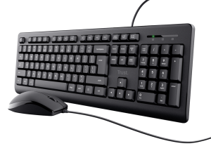 Kit wired tastatura si mouse Trust Wired Keyboard And Mouse