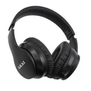 Casti Head-band Akai BTH-B6ANC, Wireless, Noise Canceling, Negru