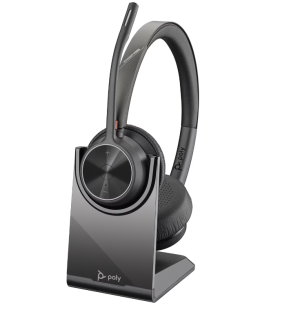 Casti Head-band HP Voyager 4320 USB-C, Wireless, Negru