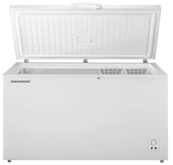 Lada frigorifica HEINNER HCF-H420F+, 420 L, Clasa F, Alb