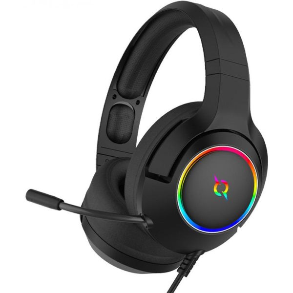Casti Gaming Head-band AQIRYS Vega, Wired, Noise Canceling, Negru