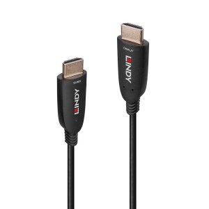 Cablu Lindy Fibre Optic Hybrid HDMI 8K60, HDMI, 10m, Negru