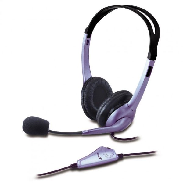 Casti Head-band Genius HS-04S, Wired, Noise Canceling, Multicolor