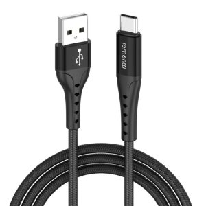 Cablu Lemontti Bending Aluminum Fast Charge, USB A/ USB C,