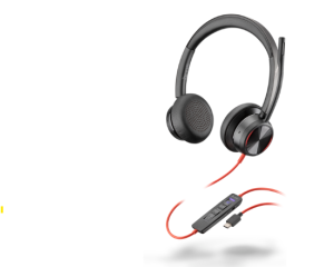 Casti Head-band HP Blackwire 8225, Wired, Noise Canceling, Negru