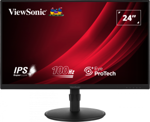 Monitor Consumer ViewSonic VG2408A-MHD, 24", 1920x1080 pixeli, Black, 3 ani