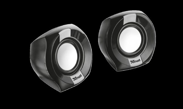 Boxe Stereo Trust Polo Compact 2.0 Speaker, 8W, negru