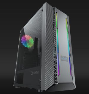 Carcasa Aqirys Mizar, RGB, Mid Tower, Black