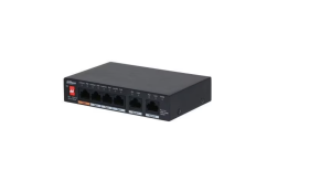 Dahua PoE Desktop Gigabit Unmanaged Switch, 6 Ports, 4×Gbit RJ-45