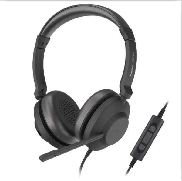 Casti Head-band AXTEL AXH-ONEUCD, Wired, Noise Canceling, Negru