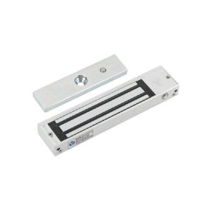 Electromagnet aplicabil, cu monitorizare si led; Retentie: 180kgf; Consum: 400mA/12Vcc;
