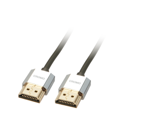 Cablu Lindy Slim High Speed HDMI, HDMI, 1m, Negru