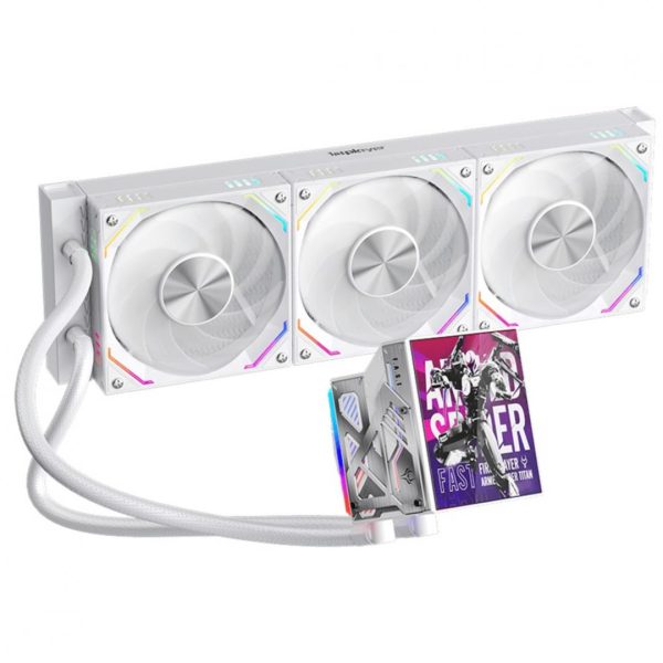 Cooler Procesor 1stPlayer FT 360-wh, Lichid, 12 cm, 3 ventilatoare,