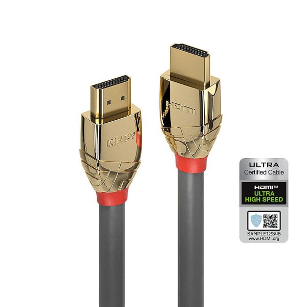 Cablu Lindy Ultra High Speed HDMI Cable, Gold Line, HDMI/