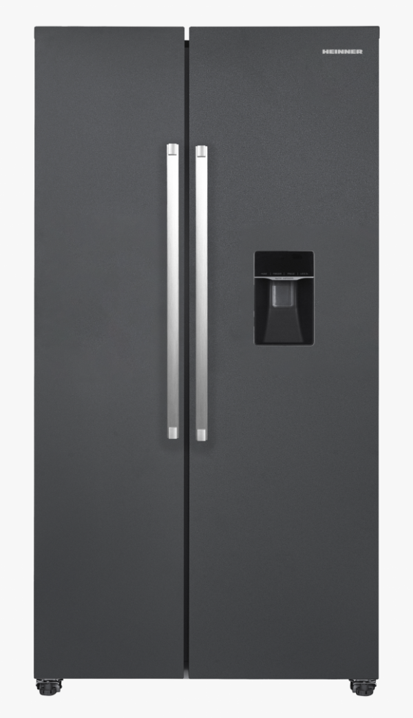 Side by Side HEINNER HSBS-HM439NFINVDGWDE++, No Frost, 439 L, Clasa