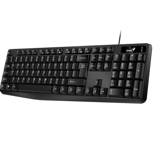 Tastatura Genius KB-117, USB, Negru, EN US