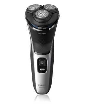 Aparat de ras electric, PHILIPS, seria 3000 S3143/00, Argintiu/Negru