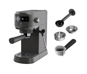 Espressor Electrolux E6EC1-6BST, manual, cafea macinata, negru