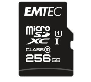 Card de Memorie MicroSDHC EMTEC, 256GB, CLASS 10 UHS-I